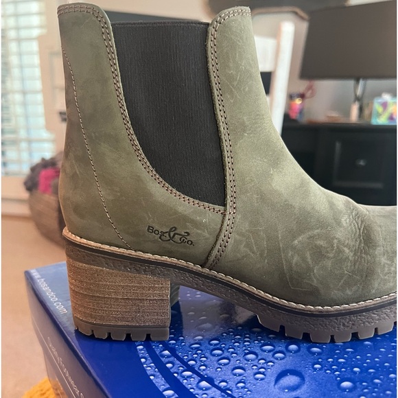 Bos. & Co Analine waterproof boots 38 army green - Picture 5 of 5